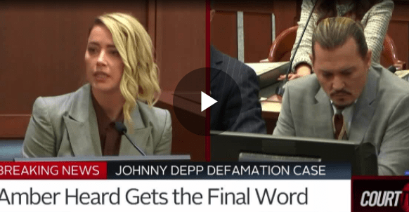 AMBER HEARD ENDS TESTIMONY ASKING DEPP TO ‘LEAVE ME ALONE’